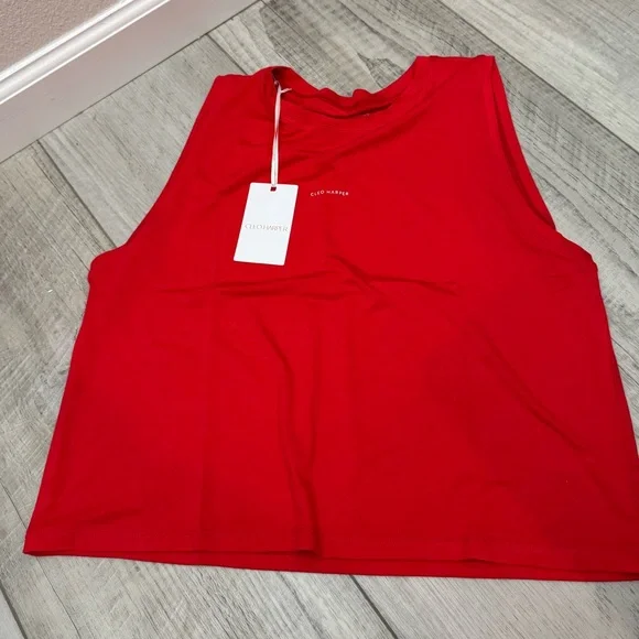 Cleo Harper Drift Tank Red Small New SOLD OUT - Picture 2 of 6